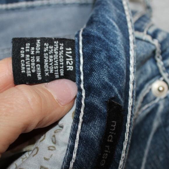 Twentyone Black Premium Denim by Rue 21 Womens Midrise Boot Flex 11/12Reg - Picture 9 of 12